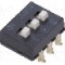 Intrerupator DIP, 2 pozitii, montare SMT, 3 sectiuni, OMRON OCB - A6SN3104