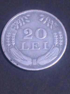 20 lei 1942 , stare aUNC/UNC. Discount conform descriere [10 - 20 %. Vezi descrierea.]. foto