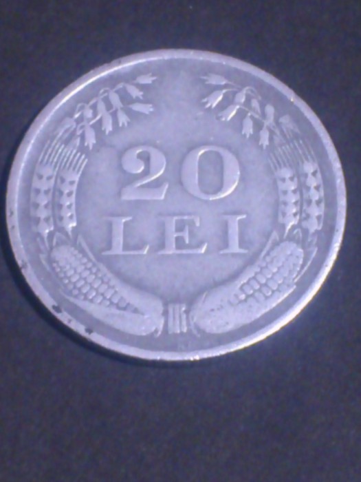 20 lei 1942 , stare aUNC/UNC. Discount conform descriere [10 - 20 %. Vezi descrierea.].