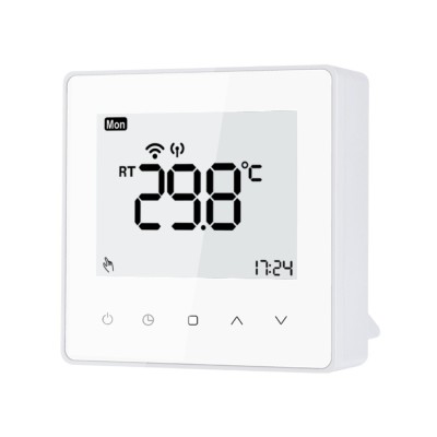 Termostat Wi-Fi Luxion TP608RFW cu receiver pentru centrala termica pe gaz sau electrica, Smart, Programari, Control aplicatie SmartElectro Intelligen foto