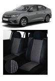 Cumpara ieftin Set Huse auto compatibile Logan III (2021-2025) PRESTIGE FRACTIONATE Premium 11 piese