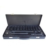 Cumpara ieftin Trusa Profesionala Chrome Vanadium chei tubulare, hexagonale, 1 2 impact,16 piese - Negru