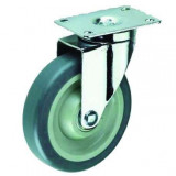 Roata Furca Pivotanta, Tpr Gri - 100 X 31 Mm