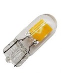 Led auto T10 (W5W) COB rezistent la apa, fara canbus BTLE6010, Xenon Bright