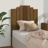 Cumpara ieftin Tăblie de pat, maro miere, 81x4x110 cm, lemn masiv de pin