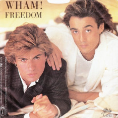 Wham! - Freedom (1984, Epic) Disc vinil single 7&amp;quot; foto
