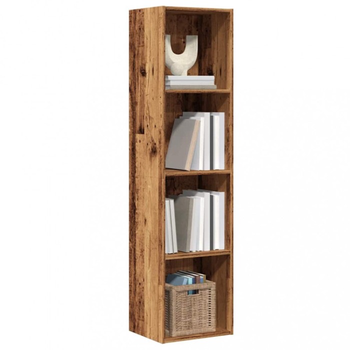 Gossi dulap cu carti/dulap tv lemn vechi 36x30x143cm lemn prelucrat