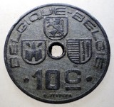 7.286 BELGIA WWII 10 CENTIMES 1941