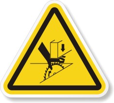 Eticheta de siguranta atentie la utilaje foto