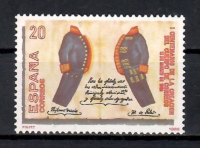 Spania 1989 - Aniversări, 4 serii, 8 poze, MNH foto