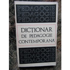 DICTIONAR DE PEDAGOGIE CONTEMPORANA-STEFAN BARSANESCU