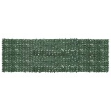 Cumpara ieftin Paravan de balcon, frunze verde inchis, 500x150 cm