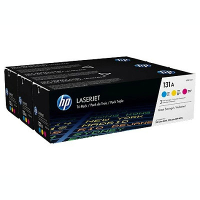 Tri-Pack Original HP CMY nr.131A pentru Color LJ Pro 200 M251N|Color LJ Pro 200 M251NW|Color LJ Pro 200 M276N|Color LJ Pro 200 M276NW 3x1.8K incl.TV 0 foto