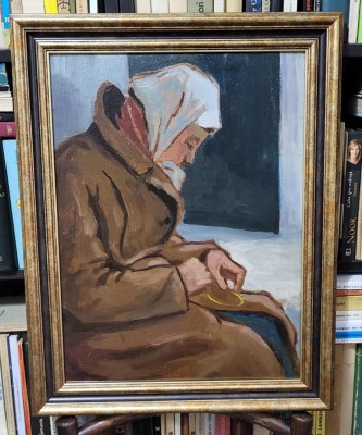 PORTRET BATRANICA , NESEMNAT foto