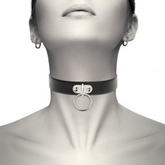 DORIN?A COQUETTE CHIC - COLIER DIN PIELE VEGAN ACCESORIU FETI?A PENTRU FEMEI foto