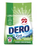 Detergent rufe pudra Dero Roua Muntelui 2in1, 1.5kg, 20 spalari, automat, parfum intens, curatare impecabila