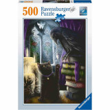 Cumpara ieftin Puzzle Pisica Neagra Si Corb, 500 Piese, Ravensburger