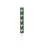 Artificii pentru Tort model Fotbal 12 cm Verde