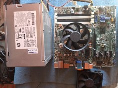 kit placa de baza PC HP cu DDR3 , procesor I3 si sursa HP