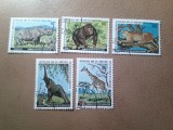 Serie Camerun 1979 - Fauna , 5 valori stampilate