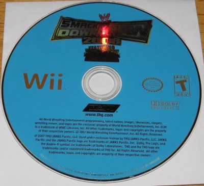 Joc Wii SMACK DOWN VS RAW 2008 Nintendo joc Wii, Wii mini,Wii U foto