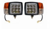 Set Faruri LED Tractor, Combina, Excavator, Plug Zapada, 12-24V, 2 Bucati, 210x145x90 mm