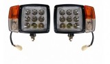 Set de faruri LED cu semnalizator,tractor,combină,excavator,plug de zăpadă