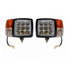 Set de faruri LED cu semnalizator,tractor,combină,excavator,plug de zăpadă