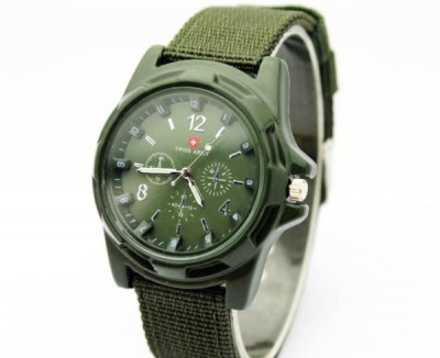 Ceas barbatesc Swiss Army green foto