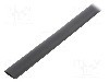 Tub termocontractant, 16mm, 1m, neagra, TASKER - GTM 1680 BK