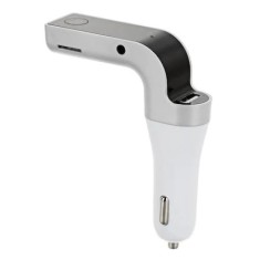 Modulator Auto FOXMAG24, Radio FM, Bluetooth, USB, Redare MP3, Hands-free, Card Micro SD, Negru / Alb