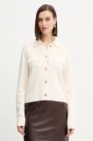 Morgan cardigan din amestec de l&acirc;nă culoarea bej, light, MIMDIE