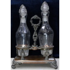 OLIVIERA CRISTAL SI METAL ARGINTAT PERIOADA INTERBELICA