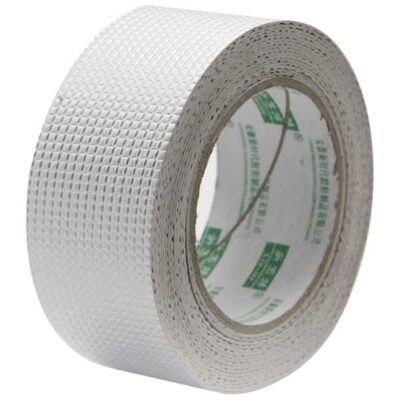 Banda Autoadeziva din Aluminiu, pentru Etansare si Izolare, Impermeabila, 48 mm x 22.5 m, 150 Microni, -10*C p&amp;acirc;n? la +75*C, Argintiu foto