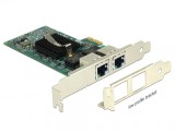 PCI Express la 2 x Gigabit LAN chipset Intel 82576, Delock 89944