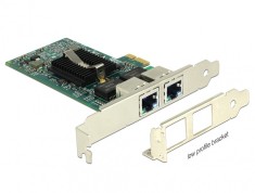 PCI Express la 2 x Gigabit LAN chipset Intel 82576, Delock 89944