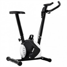 Bicicletă De Fitness Cu Curea De Rezistență Negru 92006