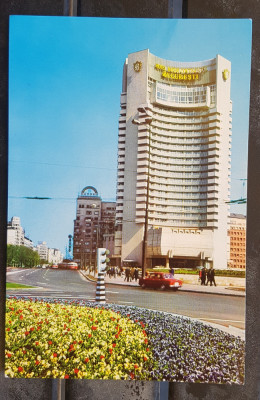 CPIB 17662 CARTE POSTALA - BUCURESTI. HOTEL &amp;quot;INTERCONTINENTAL&amp;quot;, AUTOTURISM foto