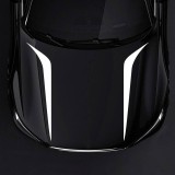 Set 2 stickere autoadezive Tuning, model &quot;Hood Stripes V2&quot;, dimensiune 100 x 26, AVEX