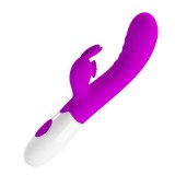 Cumpara ieftin Vibrator Rabbit Cerberus, Violet, 20.5 cm, Pretty Love