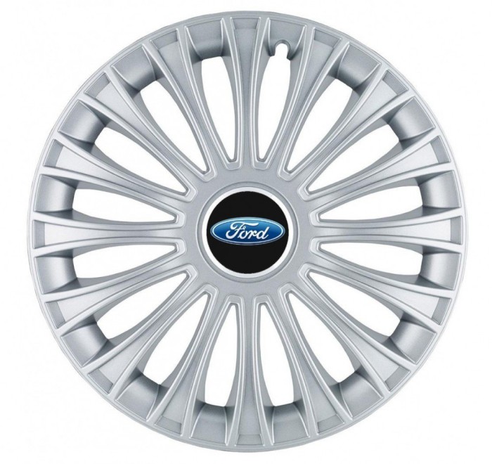 Set 4 Capace Roti, potrivite jantelor de R14, pentru Ford, model dino cromat