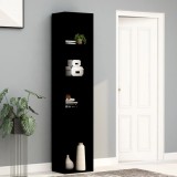 VidaXL Bibliotecă, negru, 40x30x189 cm, lemn prelucrat