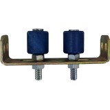 Ghidaj reglabil pentru poarta culisanta, cu 2 role de &Oslash; 35 mm, placa 170 x 45 mm