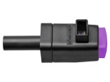 Clemă de laborator purpurie 300VDC 16A nichel