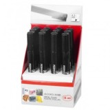 Set marker permanent Strend Pro Permanent, 12 buc, grosime 4.5mm, negru