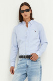 Cumpara ieftin PS Paul Smith camasa din bumbac barbati, culoarea alb, cu guler button-down, slim