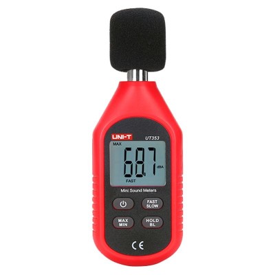 Aparat pentru masurarea zgomotului/Decibelmetru UNI-T, oprire automata, Interval 30-130 dB foto