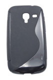 Husa silicon S-case neagra pentru Samsung Galaxy Ace 2 i8160
