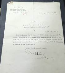 ACTE (3) - Bucovina - Cernauti - 1923