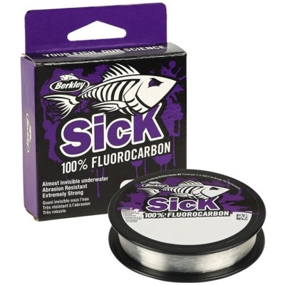 Fir Fluorocarbon Berkley Sick FC Leader, Clear, 50m, 0.35mm, 10.0kg foto